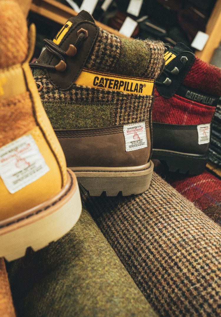 Caterpillar x Harris Tweed